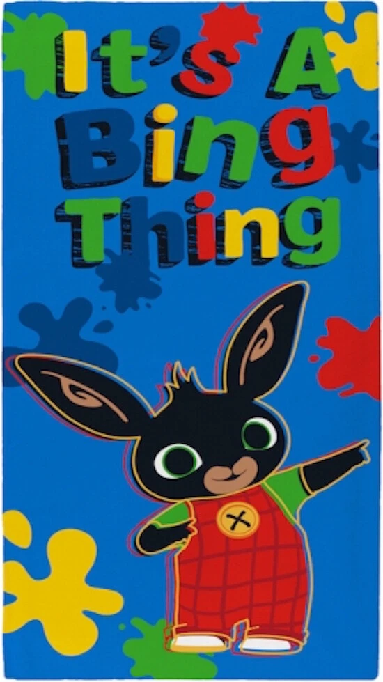 BING BUNNY Childrens Pool Beach Bath Towel Licensed 70cm x 140cm New