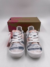 ROXY RG BAYSHORE IV YOUTH SLIP ON SHOES PASTEL STRIPES US 5