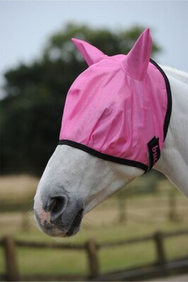 Bucas Freedom Fliegenmaske - Spicy Pink - Small
