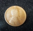 1914 P, United States, Lincoln Wheat Cent Penny, Exact Coin As In Photo, VG