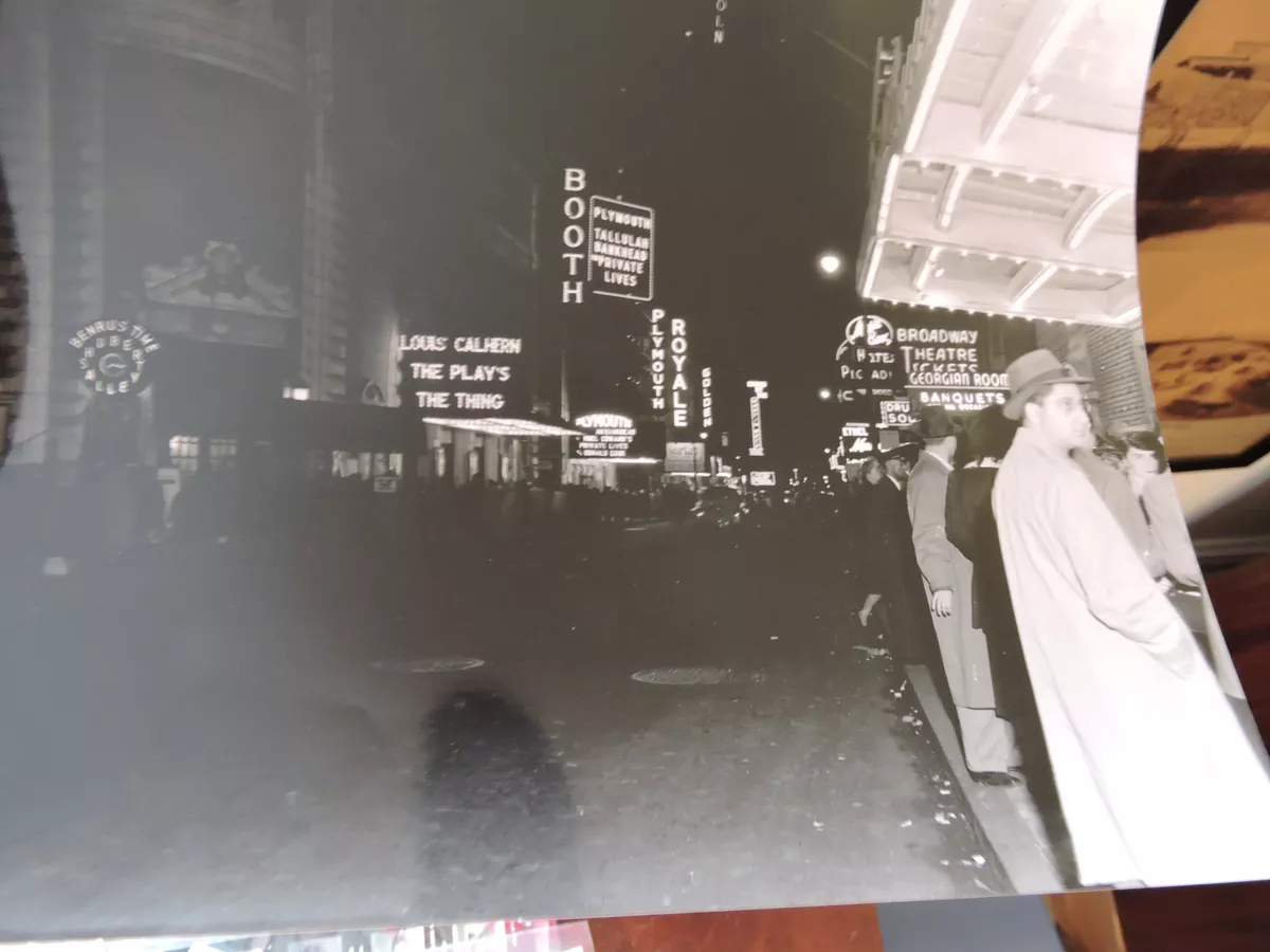 Plymouth and Booth Theatre: New York City, NY (Vintage)