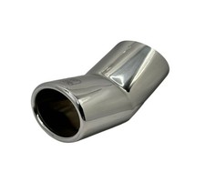 Auspuffblende für Ford Fiesta MK6 2005-2008 Edelstahl Sportauspuff Optik Blende