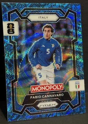 2026 Panini Prizm Monopoly FIFA World Cup Italy Fabio Cannavaro