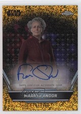 2024 Topps Chrome Star Wars Hyperspace /50 Fiona Shaw as Maarva Andor #A-FS Auto
