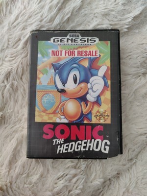 Sonic the Hedgehog (Sega Genesis, 1991) Complete with Manual