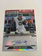 2024 Panini Contenders Optic Braelon Allen /175 On Card Auto Rookie Ticket Jets
