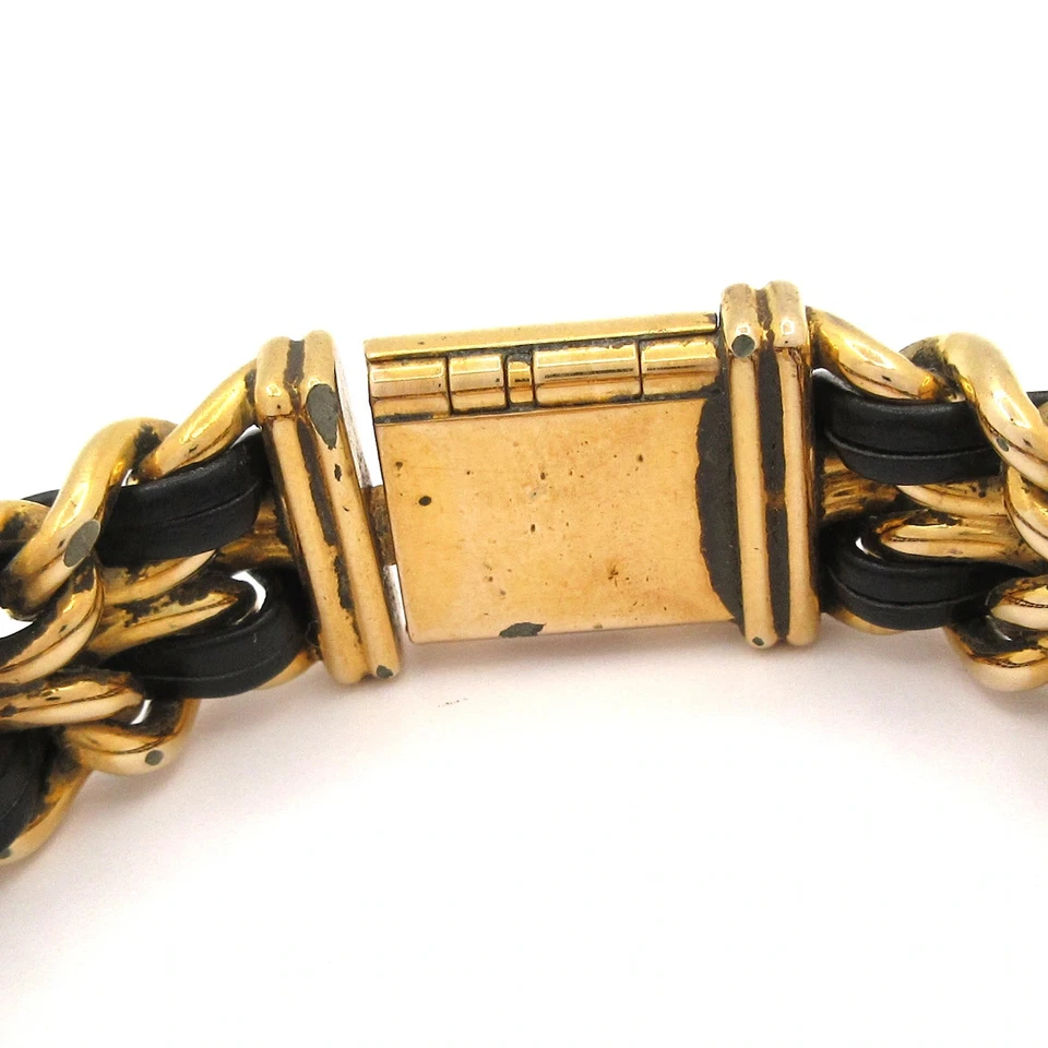 正品香奈儿 Premiere H0001 黑色金色女士腕表 — 第 4/4 张图片