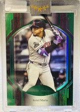 🔥KETEL MARTE 2025 Topps Five Star Encased & Sealed Green Holo SP /15 #D-BACKS🔥