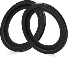 Toilet Seal Kit, Flush Ball Seal Gasket 385311658 Floor Flange Seal 2PCS 
