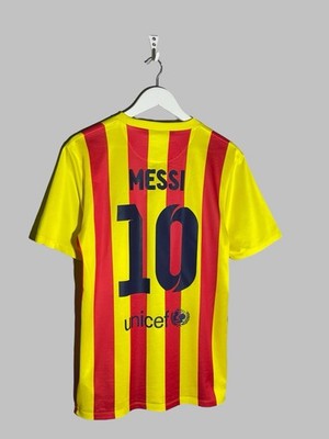 10 Messi Barcelona FC Nike 2013/14 Away Football Shirt Soccer