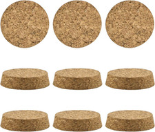 Konische Korkstopfen, 10-tlg. Haltbare Holz-Weinflaschenverschluss Korkstopfen f