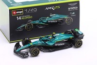 Fernando Alonso Aston Martin AMR25 #14 Formel 1 2025 1:43 Bburago
