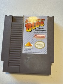 A Boy and His Blob: Trouble on Blobolonia (Nintendo NES, 1989) Tested Working