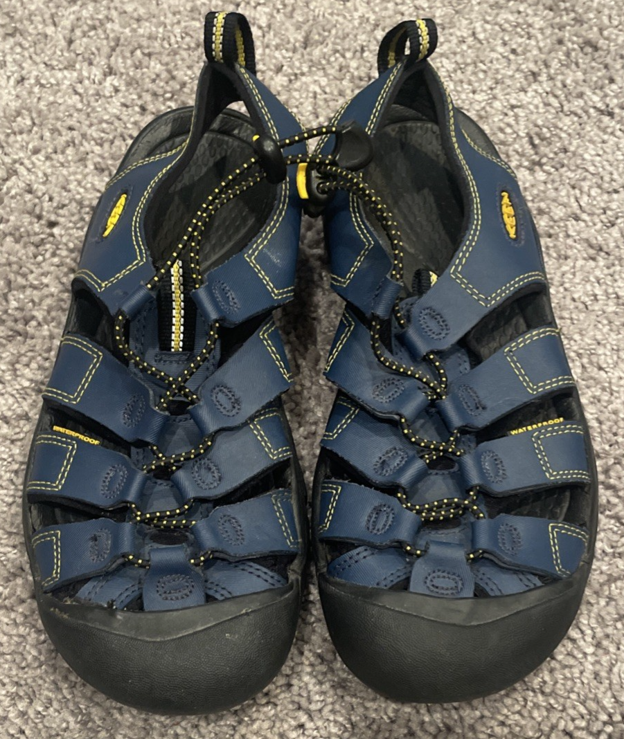 Sandali Keen donna Newport blu navy nero taglia 6 impermeabili fiume escursionismo outdoor