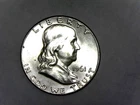 1961, Franklin Half Dollar BU-90% Silver