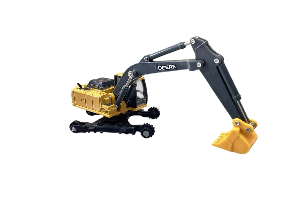 ERTL JOHN DEERE CONSTRUCCIÓN DE EXCAVADORA DE PLÁSTICO Y FUNDIDO A PRESIÓN | Para piezas Foto 4 de 4