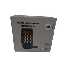 Flame Atmosphere Speaker 2 Pack LED Lantern Bluetooth Weather Resistant