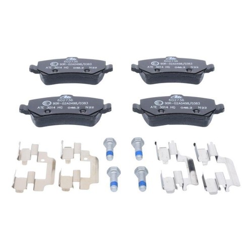 Kit plaquettes de frein ATE pour Volvo respectant les exigences constructeur strictes