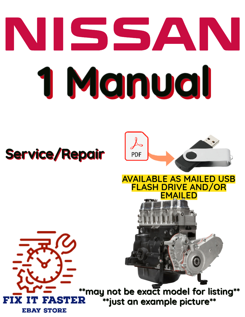 NISSAN Z24 ENGINE MANUAL SERVICE REPAIR SHOP PDF ON USB | eBay