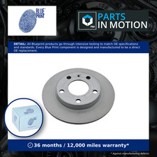 2x Brake Discs Pair Solid fits AUDI 80 S2 B4 2.2 Rear 93 to 95 ABY 245mm Set New