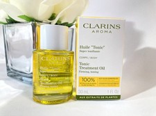 CLARINS Huile Tonic Body Treatment Oil Firming Toning 1 fl oz / 30ml