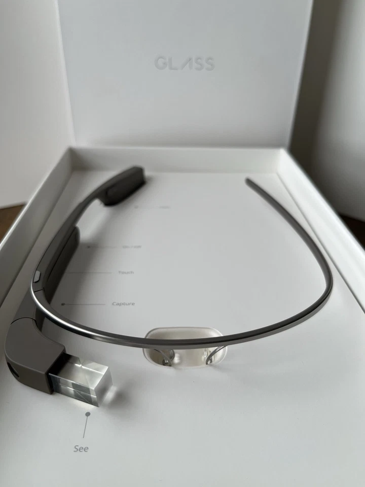 3 COLORES/CONJUNTOS NUEVOS SIN ABRIR EN CAJA KIT COMPLETO Google Glass Explorer Edition V3 XE-C Foto 4 de 4