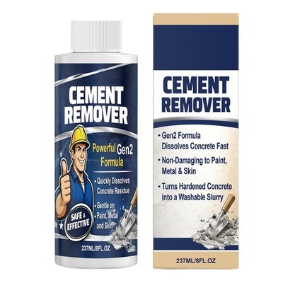 Concrete Remover Fast-Acting Cleaner 8fl.oz Dried Cement Remover Liquid