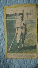 VINTAGE BASEBALL PHOTO 1928 LA PRESSE  NEWS PAPER JOCKO CONLAN MONTREAL TEAM