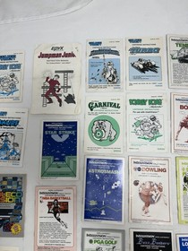 Colecovision Intellivision Coleco Game Booklet Manual Bundle Lot