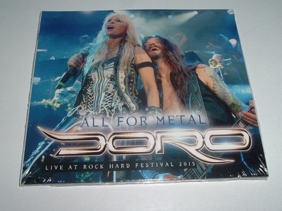 DORO - ALL FOR METAL / LIVE AT ROCK HARD FESTIVAL 2015 - CD Album, Promo (2018)