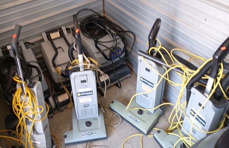  3 Lot NILFISK ADVANCE SPECTRUM 15D, CPT 14 HEPA  COMMERCIAL VACUUM Janitorial
