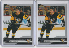 2025-26 UD Star Rookies Lot of 2 Ben Kindel RCs #2 Pittsburgh Penguins Mint