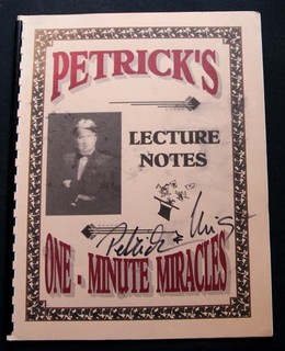 Petrick & Mia: Petrick’s Lecture Notes „One Minute Miracles“