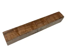 Curly Maple Wood Turning Blank 1-7/16" x 1-7/16" x 9-7/8” figured Maple (k21)
