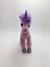 TY Beanie Baby “Charming" the Pink and Purple Unicorn Plush - NHT (7 inch)