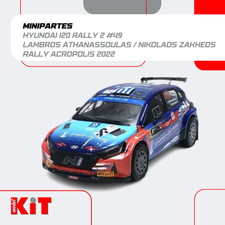 Hyundai i20 Rally 2 #49 Lambros Athanassoulas / N. Zakheos Rally Acropolis 2022