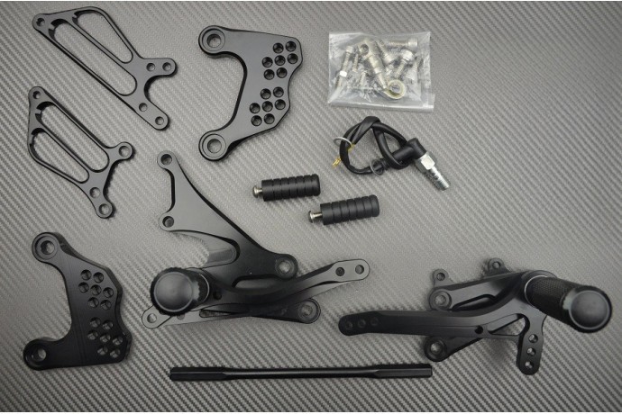 Commandes reculées Kawasaki ZX6R 600 repose-pied moto réglable 07-08