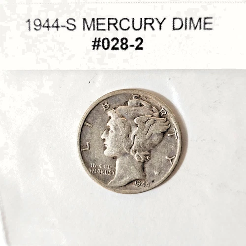 Photo of a 1944-S Mercury Dime from an eBay listing that sold on Jul 22, 2026