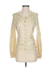 John Robshaw Women Ivory Cardigan S