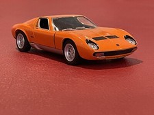 Lamborghini Miura Diecast car 1/34 1971 P400 SV Orange Model car self propel