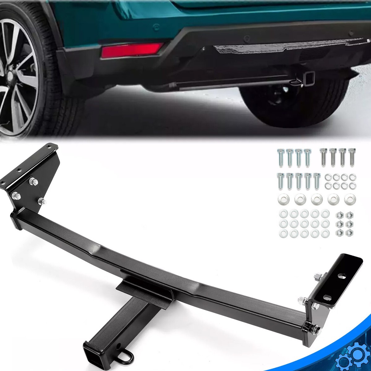 Genuine Trailer Hitch クラス3 ブラック Class 3 Trailer Hitch Tow Receiver 2-Inch For 2008-2020 Nissan