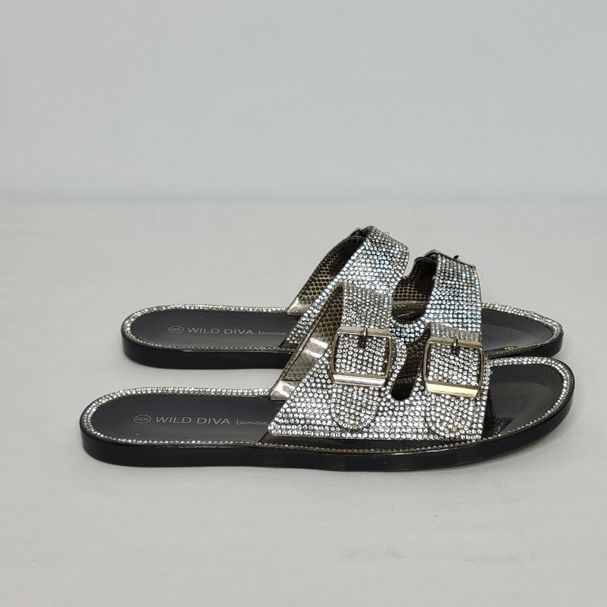 Jelly Sandals Wild Diva Slides Wild Diva Clear Slides