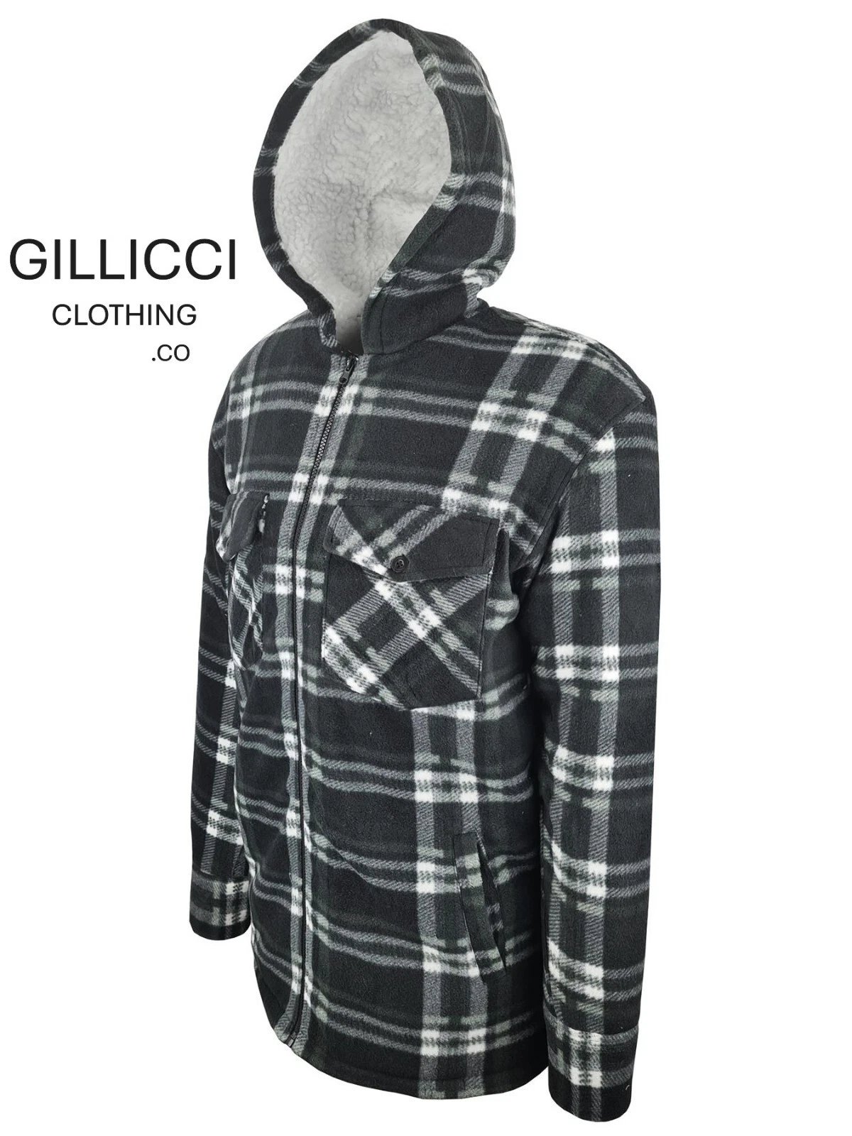 MENS GILLICCI WARM PADDED THICK FLEECE LINED HOODED LUMBERJACK WINTER SHIRT COAT
Opens in a new wind