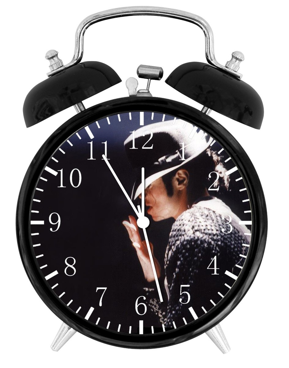 Michael Jackson Alarm Desk Clock Home or Office Decor E159
