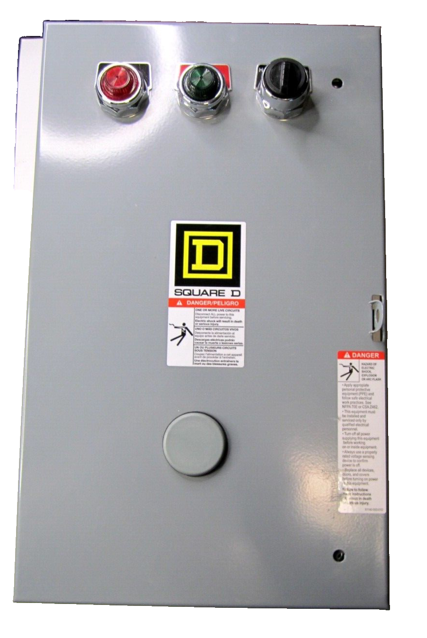 Square D 8903LH1000V02CP51P52 NEMA3R SER.C LIGHTING CONTACTOR HAND OFF