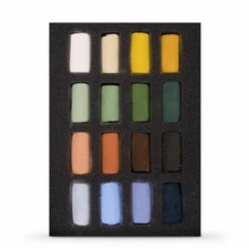 Unison Artists Soft Pastel Box Set - 16 Half Sticks - Landscape Colours