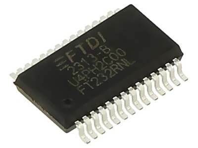 FT232RNL-TUBE IC: Schnittstelle USB-UART Full Speed 3,3-5,25VDC Tube SSOP28 FTDI