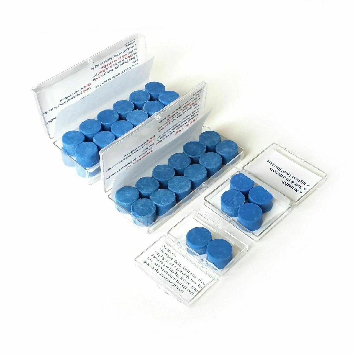 Mighty Plugs - Los mejores tapones para los oídos del mundo tapones para los oídos molde de cera azul