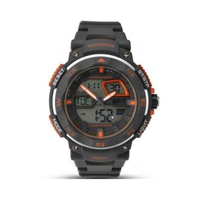 Sekonda Digital Dual Time Uhr schwarz 1163 