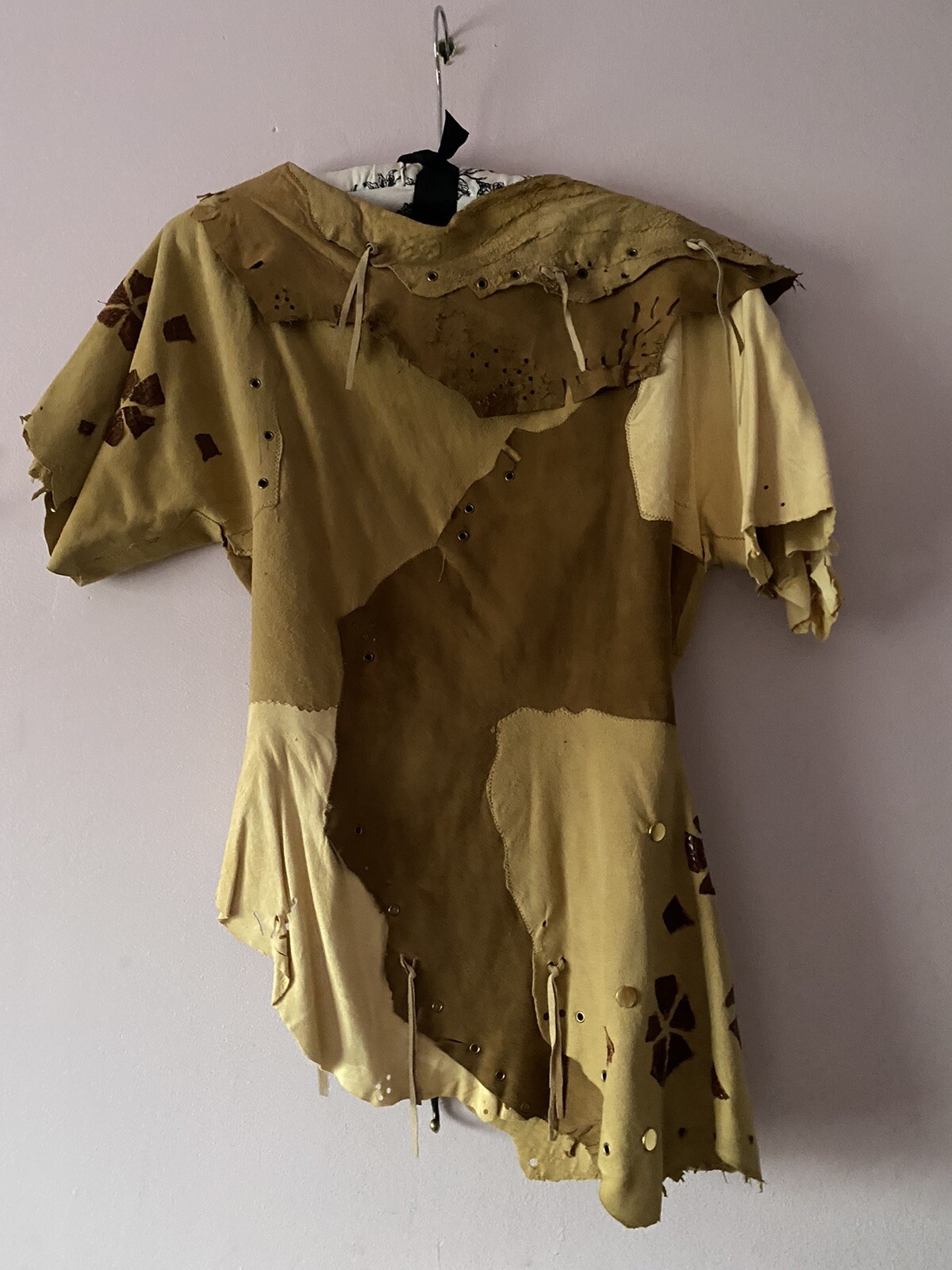 Patchwork Real Suede Pixie Fairy Jacket  Vintage … - image 14